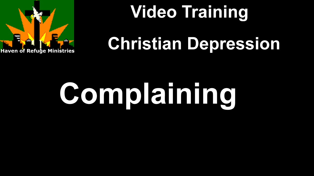 Christian Depression Complaining